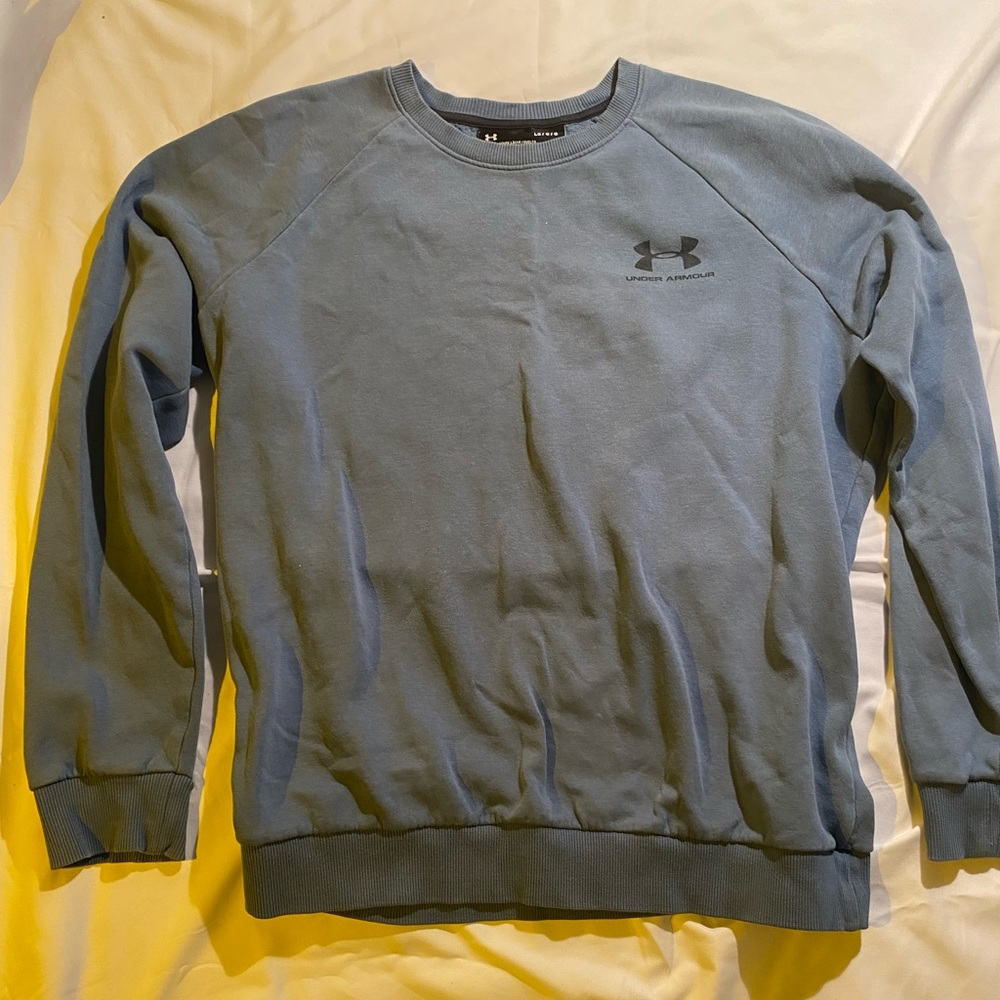Under Armour Light Blue Sweatshirt - Large
